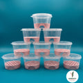 Corm Risers with Clear Cups - Anti-Rot Propagation Disks