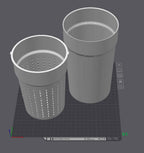 12cm/4.72in Self-Watering Pot STL & 3MF – Planter with Inner Pot, Digital Download