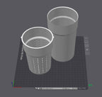 10cm/3.94in Self-Watering Pot STL & 3MF – Planter with Inner Pot, Digital Download