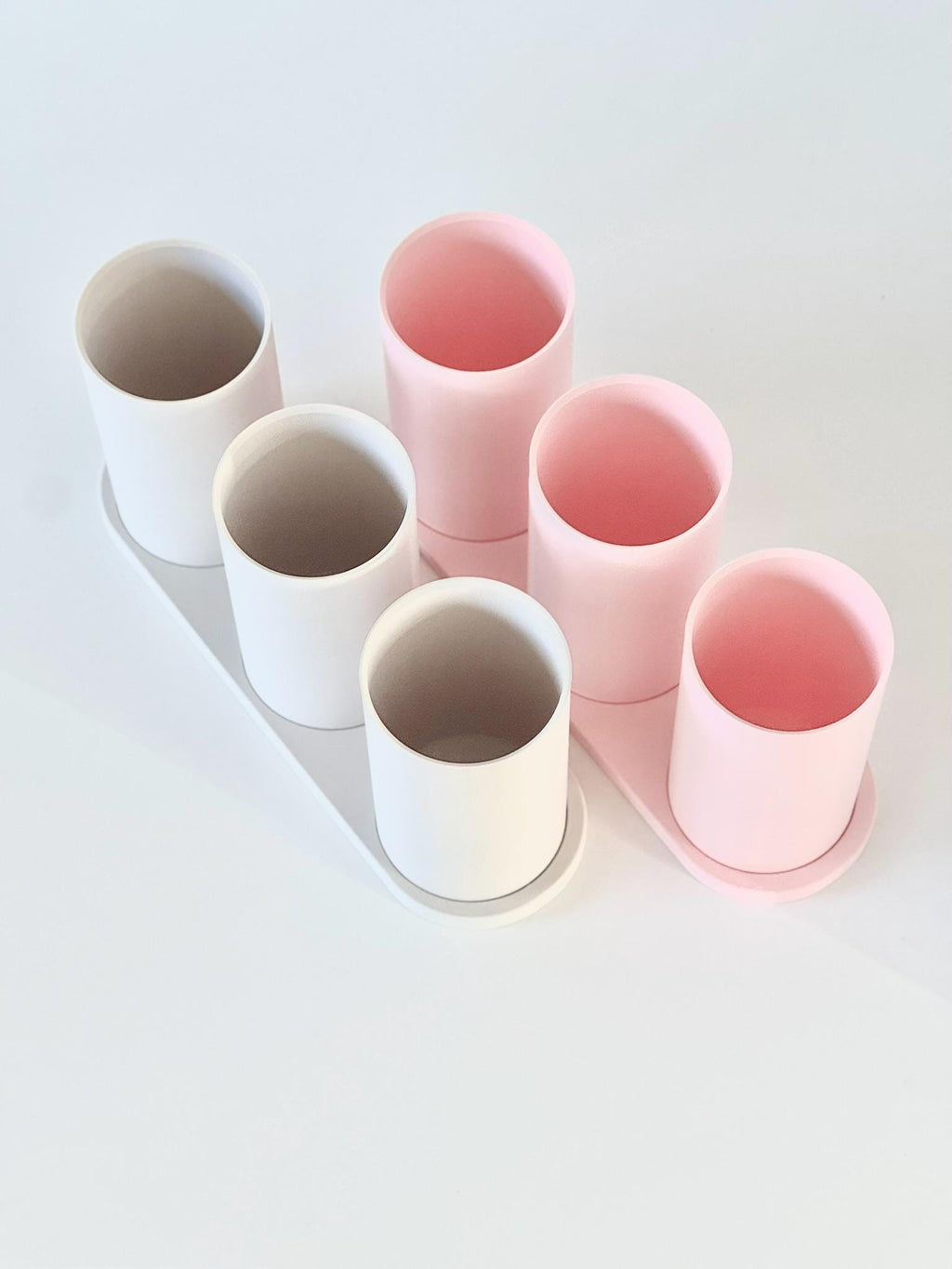 Japandi Self Watering Planter Set • Minimalist 3D Printable Pots (Digital Download)