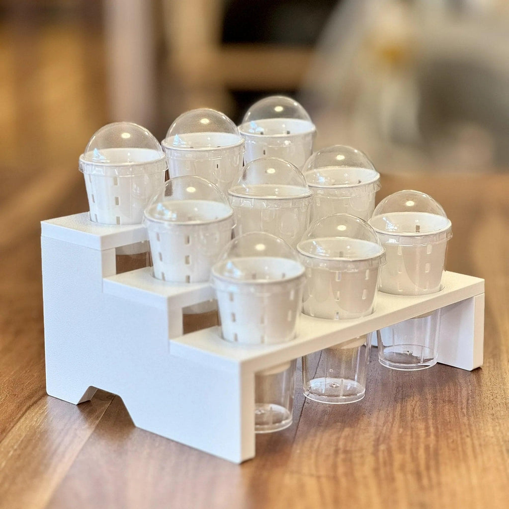 Propagation Tray for IKEA Milsbo & Åkerbar Greenhouse with 4.5cm self watering germination pots