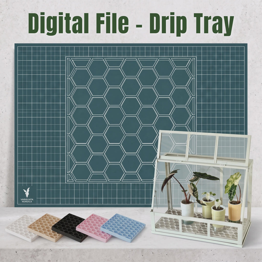 Digital File - ÅKERBÄR Drip Trays for Mini Greenhouse • 3D Print File (3MF)