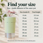 6cm/2.36in Self-Watering Pot STL & 3MF – Planter with Inner Pot, Digital Download
