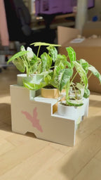 Tiered Plant Stand for IKEA Milsbo & Åkerbar, Pot Display, Optional Self-Watering Pots