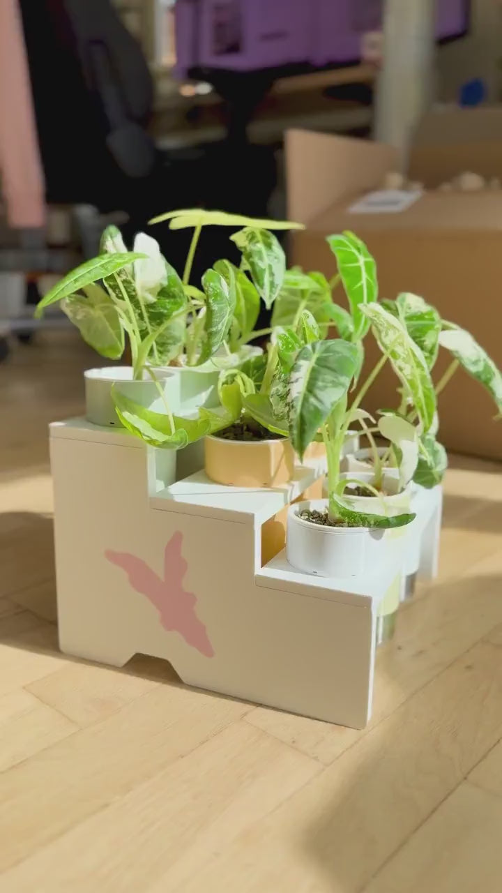 Tiered Plant Stand for IKEA Milsbo & Åkerbar, Pot Display, Optional Self-Watering Pots